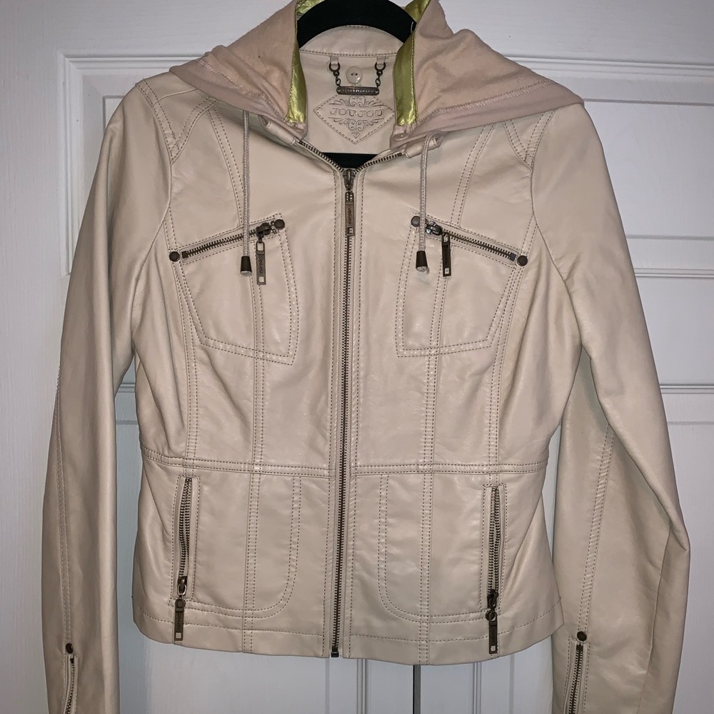 Jou jou faux leather jacket
